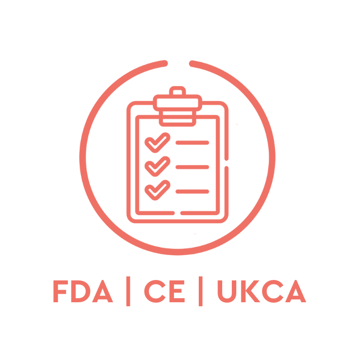 FDA  CE  UKCA icon